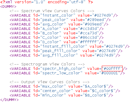 Step 04 - Let's change the color for the spectrogram view